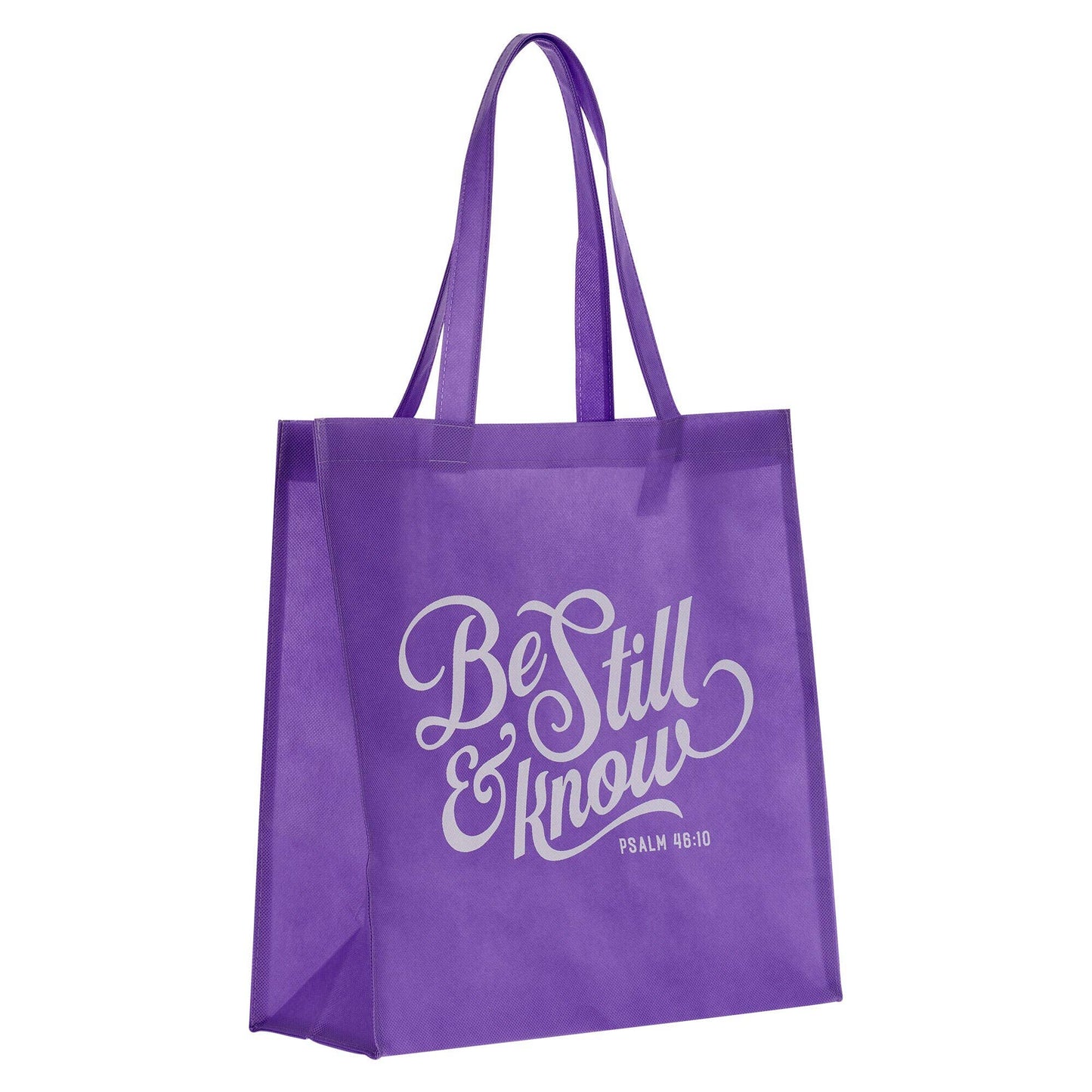 Tote Purple Be Still & Know Ps. 46:10