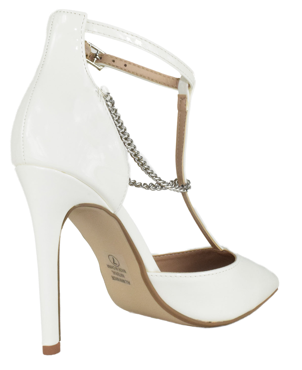 MESA-S White Patent Delicious High Heels