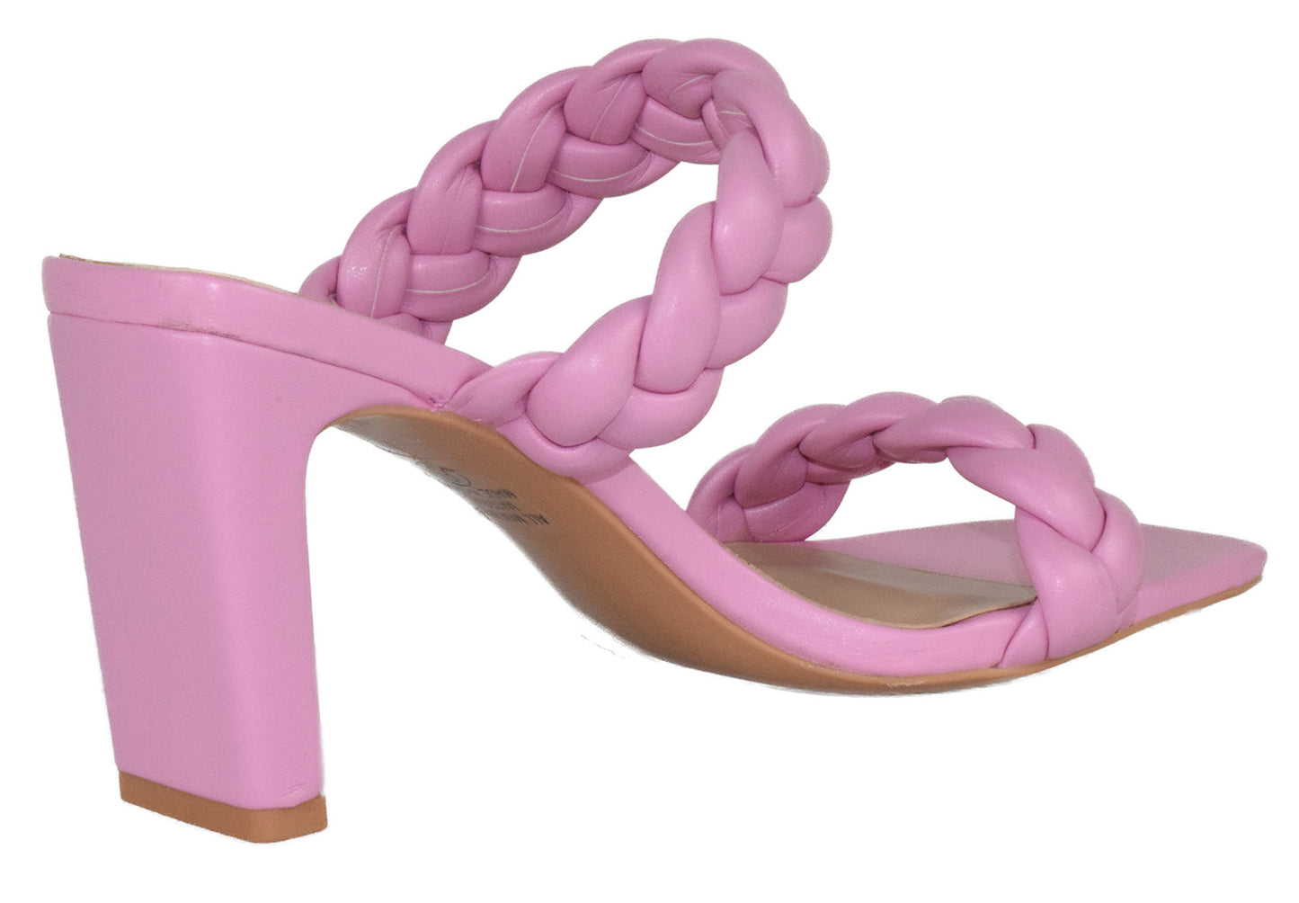 FOUND-S Pink Soda high-heeled sandals