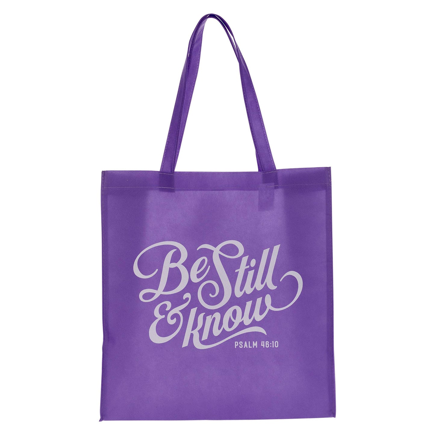 Tote Purple Be Still & Know Ps. 46:10