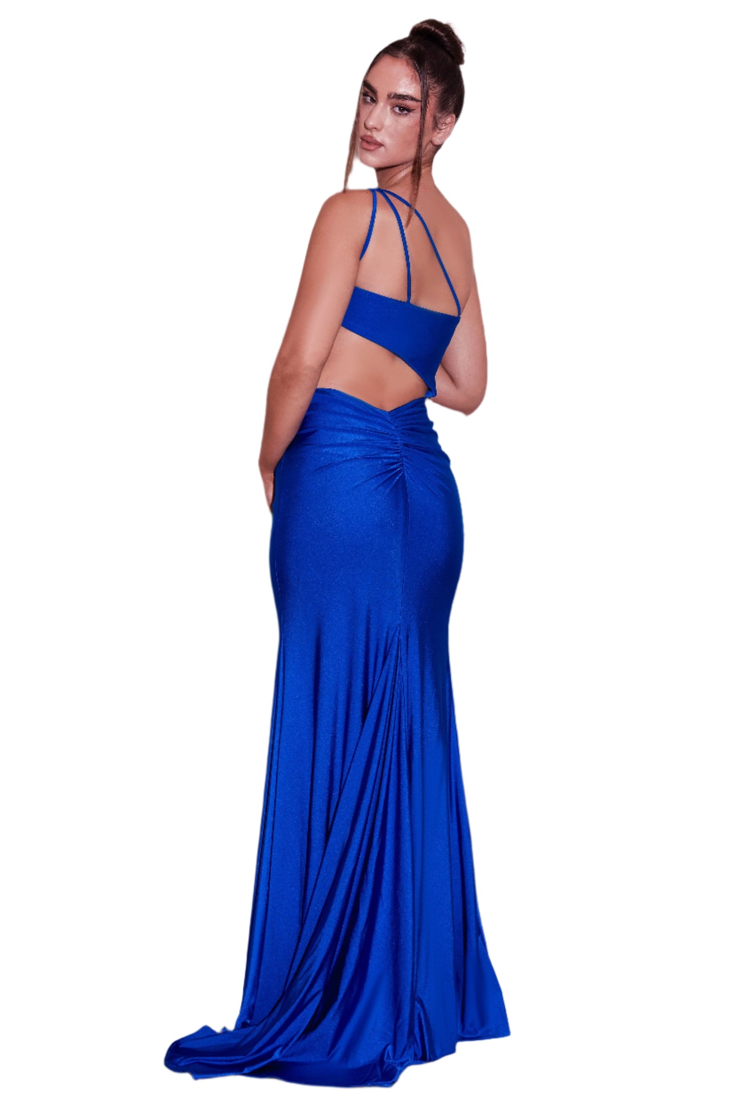 Kos Couture Side Cut Out Sexy Prom Formal Gown Dress