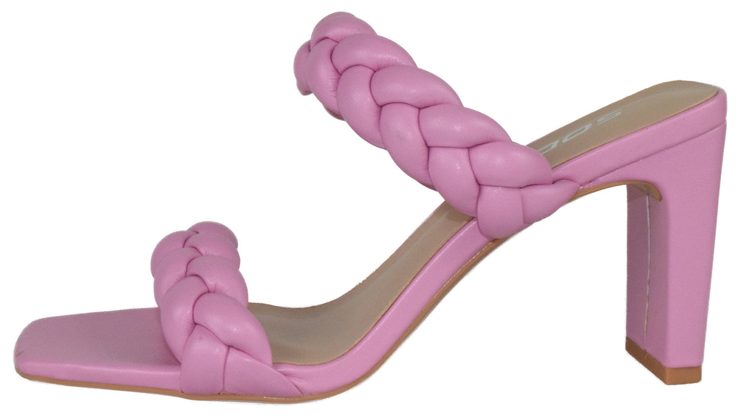 FOUND-S Pink Soda  high-heeled sandals
