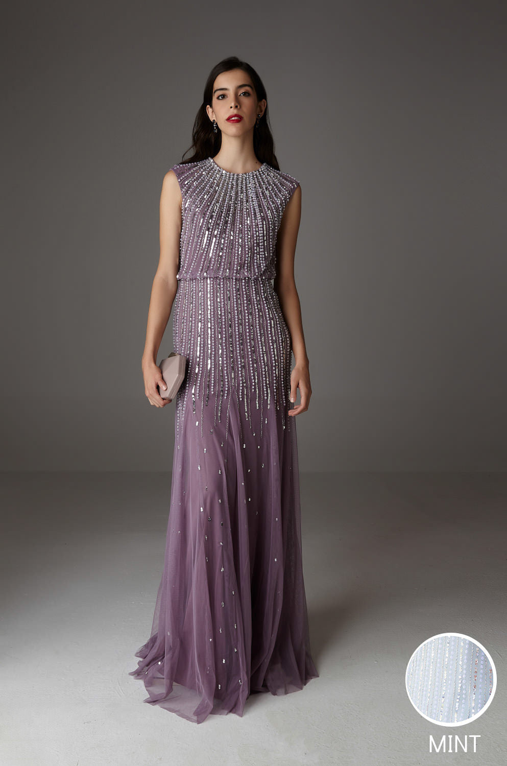 AINARA MAXI MINT Dress