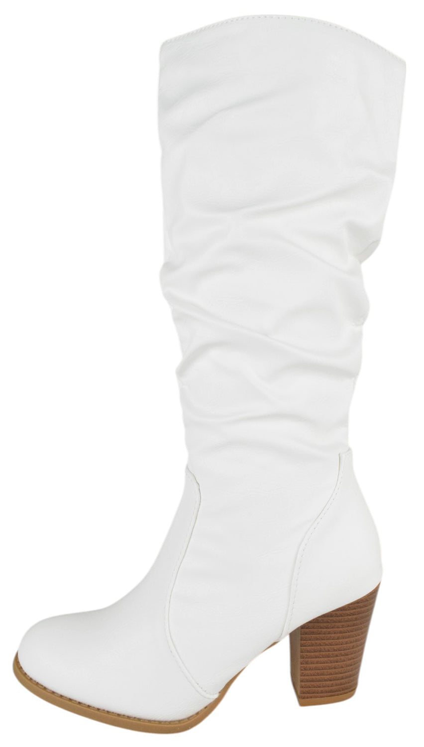SAFETY-53 White PU Forever Boots