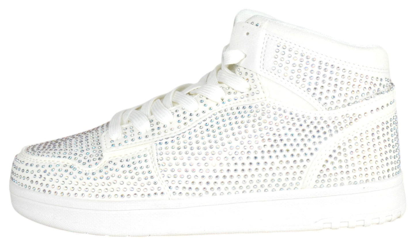 REXX-30 White La Sheelah Sneakers