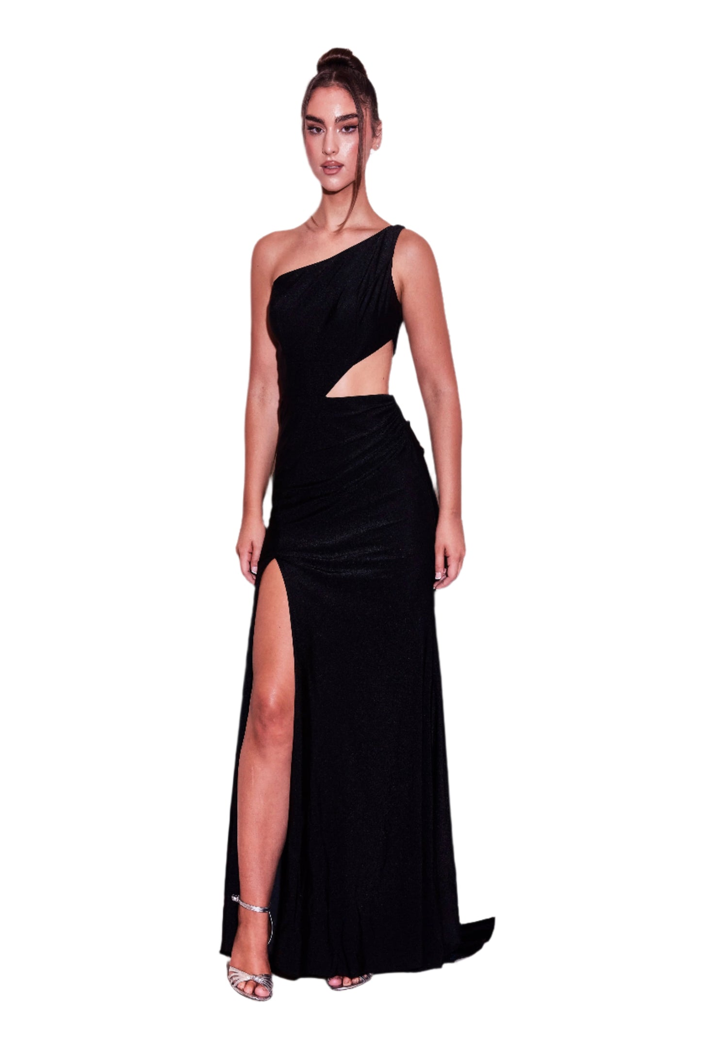 Kos Couture Side Cut Out Sexy Prom Formal Gown Dress