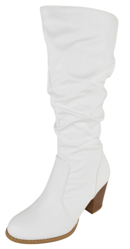 SAFETY-53 White PU Forever Boots