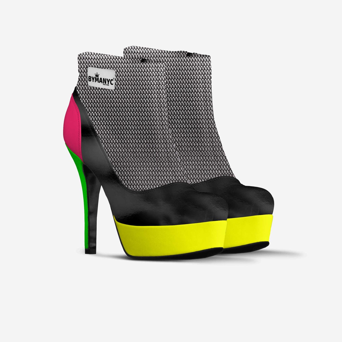 Vegan Ankle Boot Platform BYMANYC® New York Fierce Black