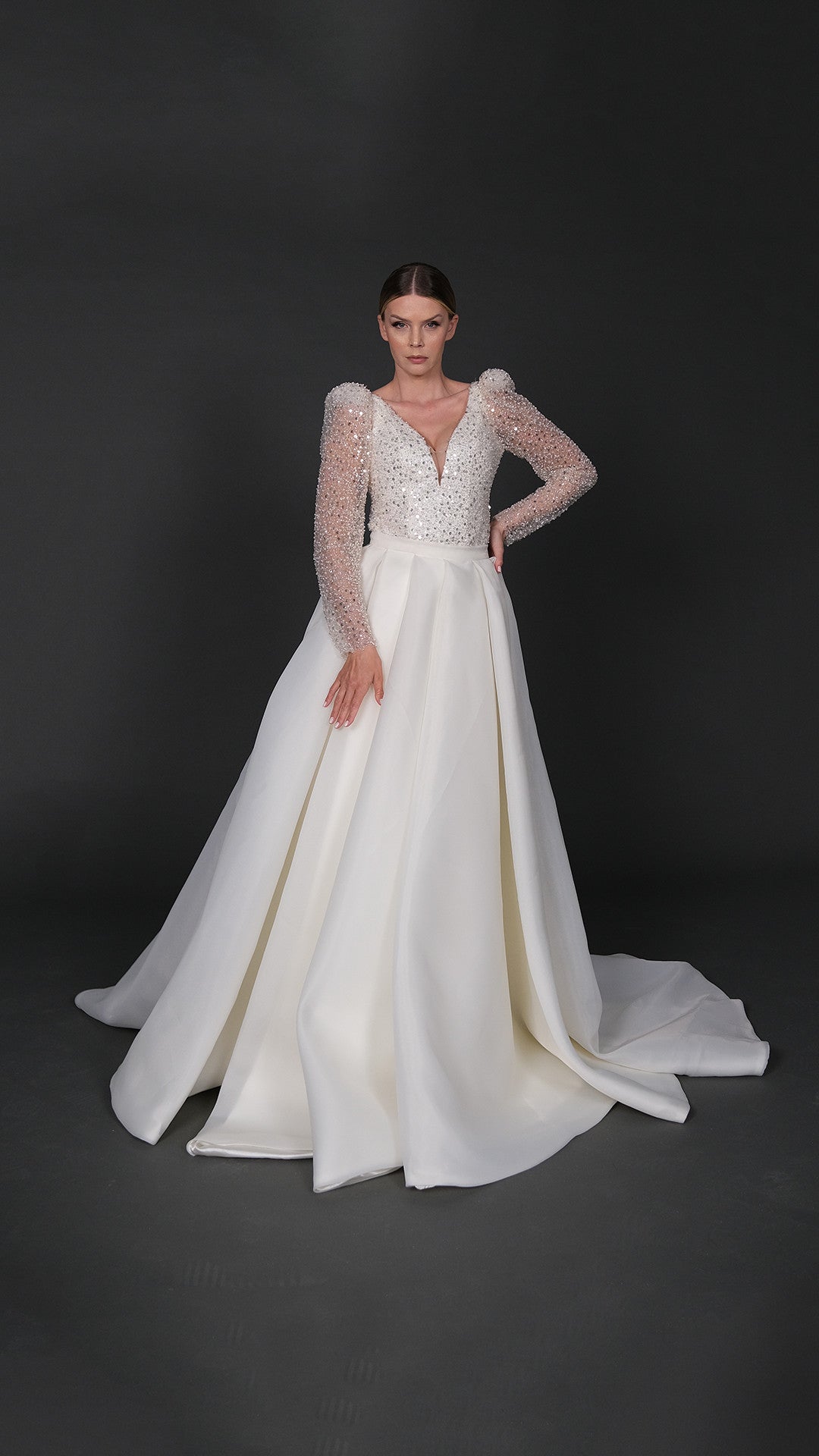 PEKAY narrow skirt A-line wedding dress