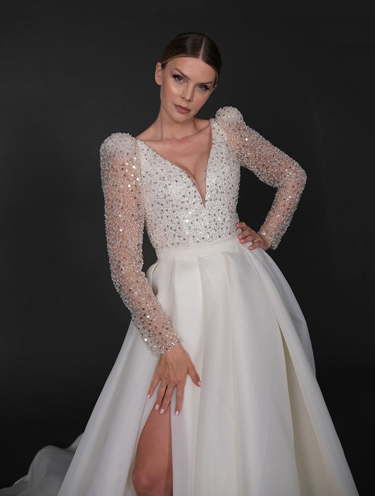 PEKAY narrow skirt A-line wedding dress