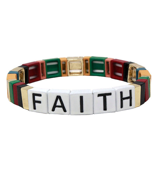 LEGO INSPIRATION STRETCH BRACELET - FAITH-0